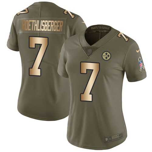 Women Nike Steelers 7 Ben Roethlisberger Olive Gold Salute To Service Limited Jersey Dzhi,We sell and wholesale Women Nike Steelers 7 Ben Roethlisberger Olive Gold Salute To Service Limited Jersey Dzhi on line form chian!